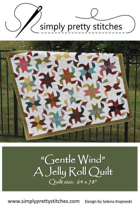 Gentle Wind - A Jelly Roll Quilt